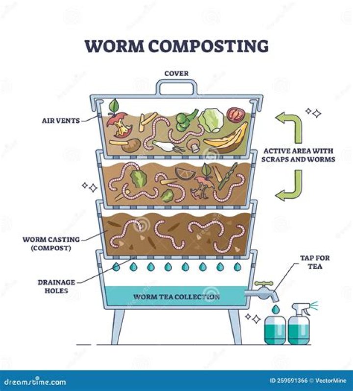 Are dew worms good for composting