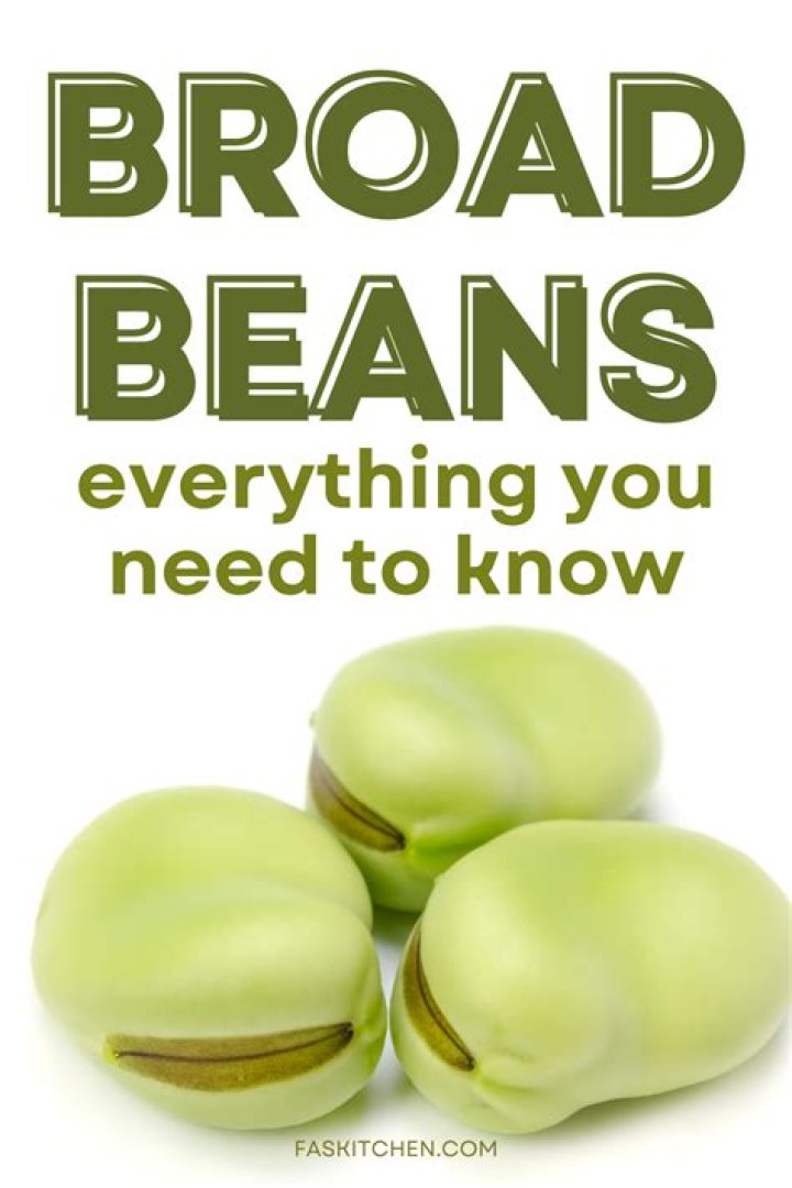 Are dried broad beans good for you