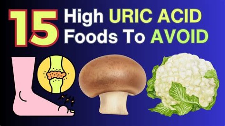 Are peanuts high in uric acid