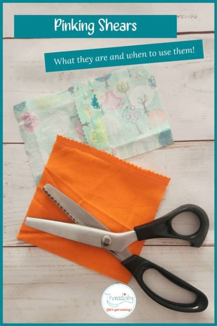 Are pinking shears necessary