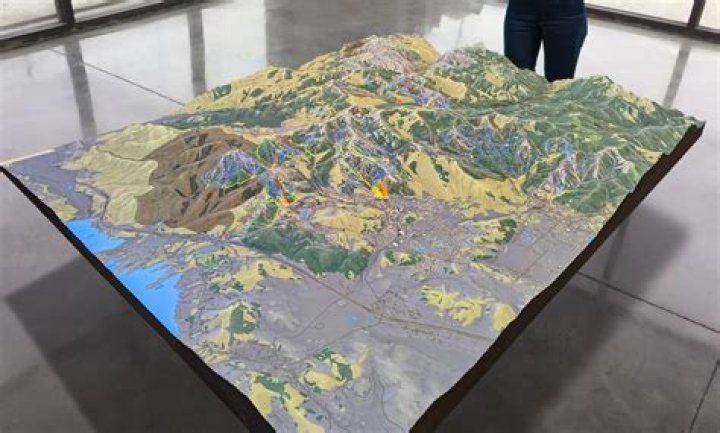 Are topographic maps small scale