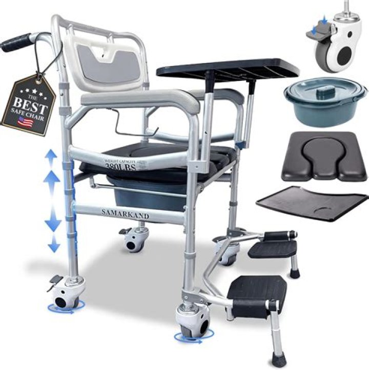 Can a 3 in 1 commode be used as a shower chair