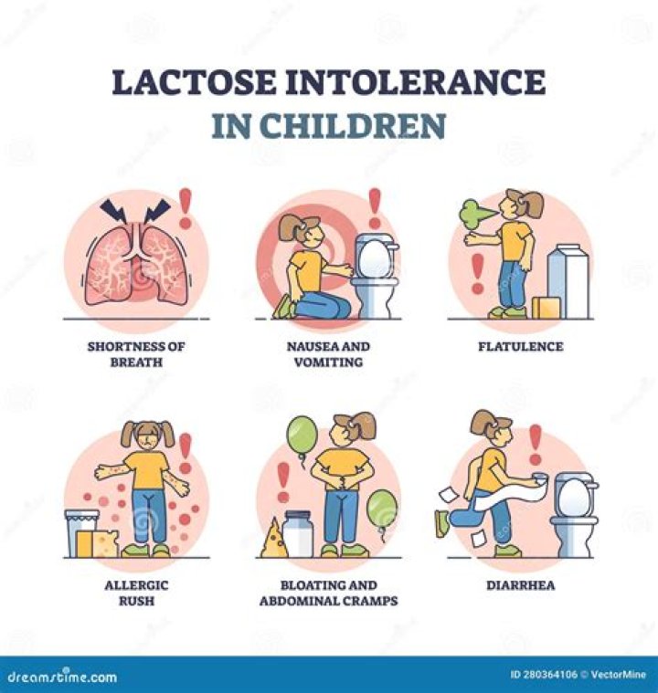 Can a 4 year old develop lactose intolerance