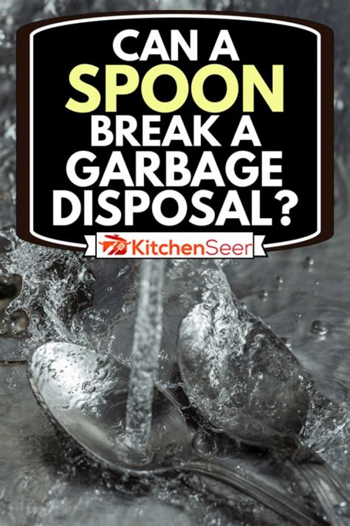 Can a spoon break a garbage disposal