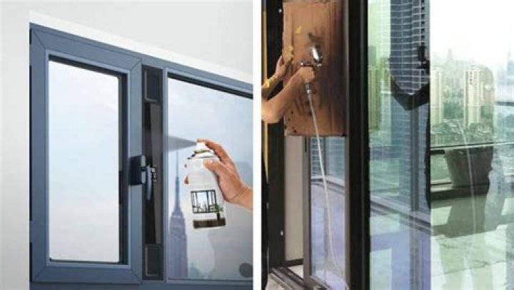 Can aluminum sliding doors be painted