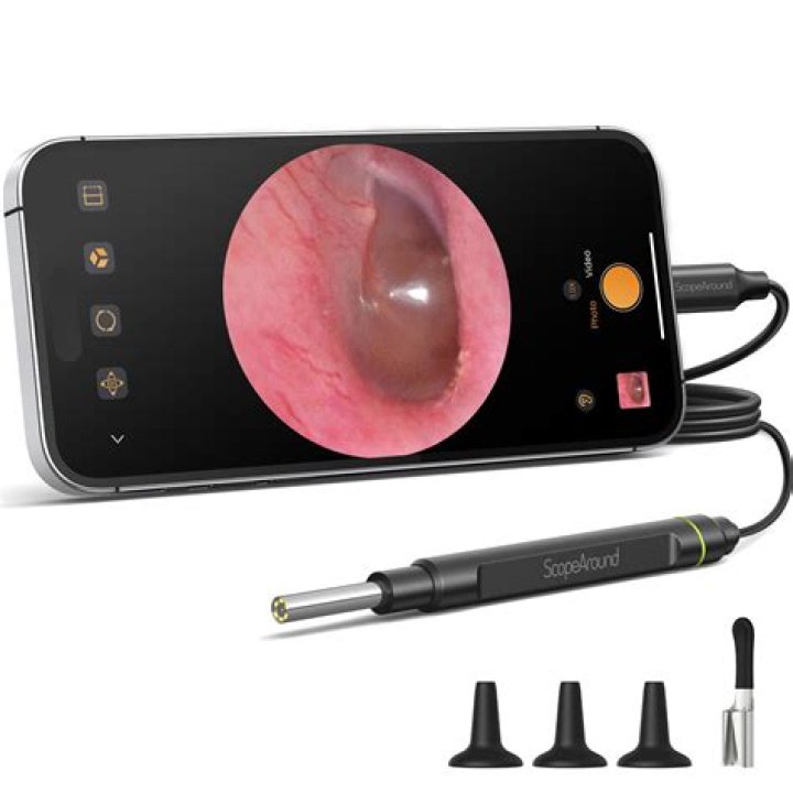 Can an otoscope see inner ear