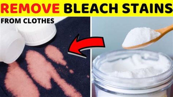Can bleach remove any stain