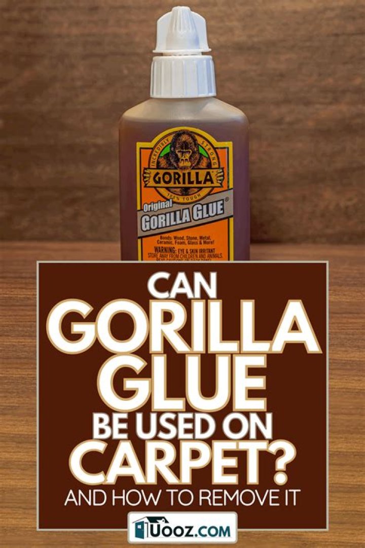 Can Gorilla Glue be used on carpet