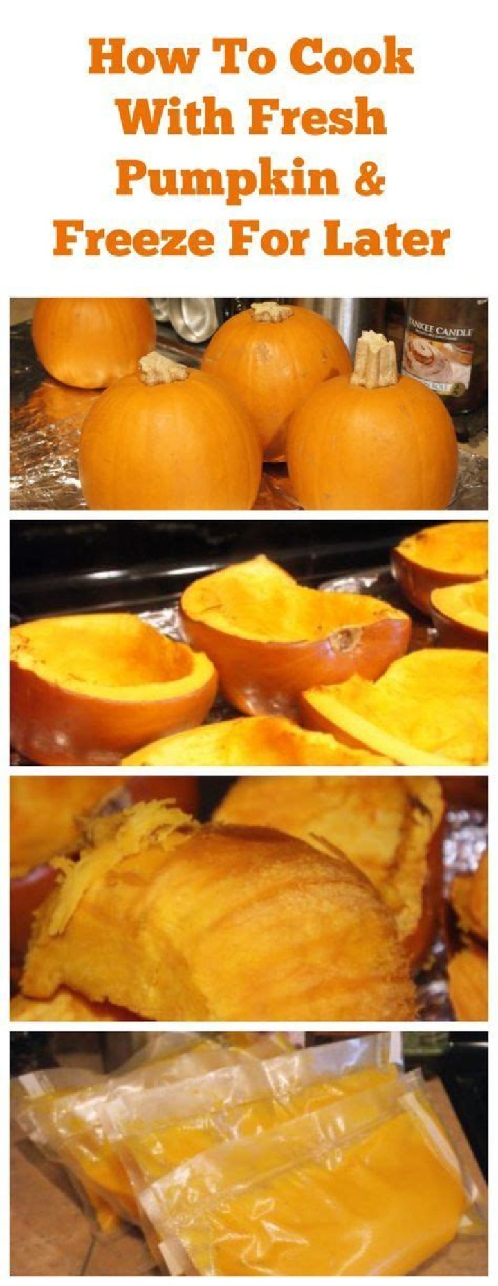 Can I freeze fresh pumpkin