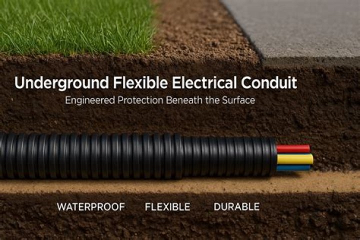 Can I use flexible conduit underground