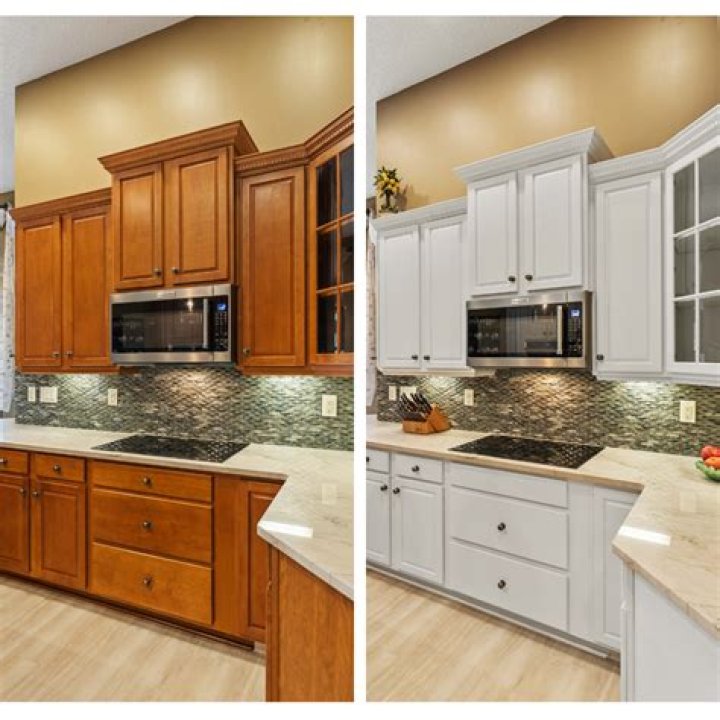 Can laminate kitchen cabinets be refinished