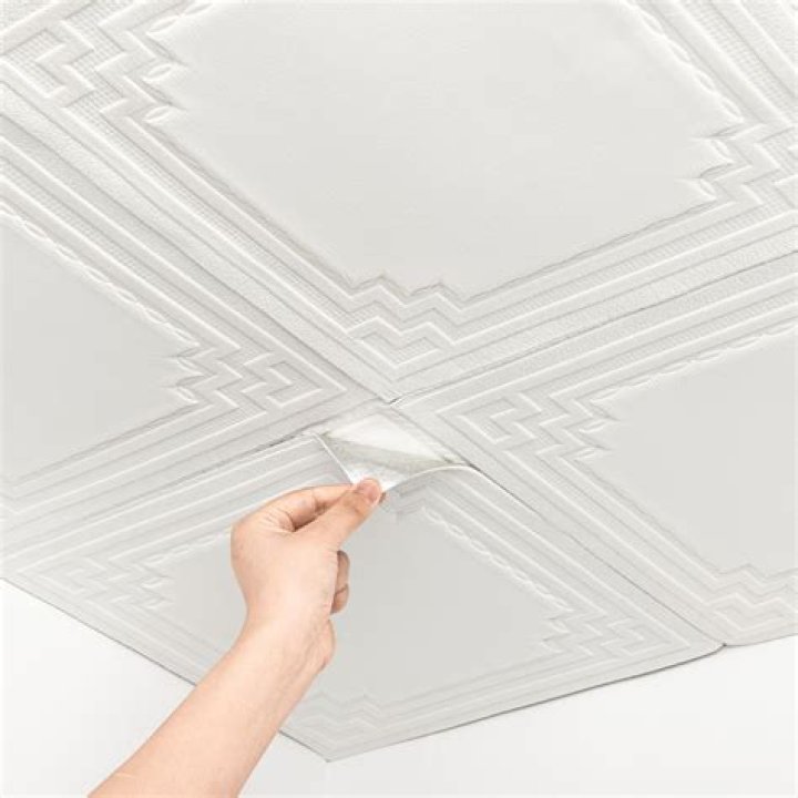 Can polystyrene ceiling tiles be painted