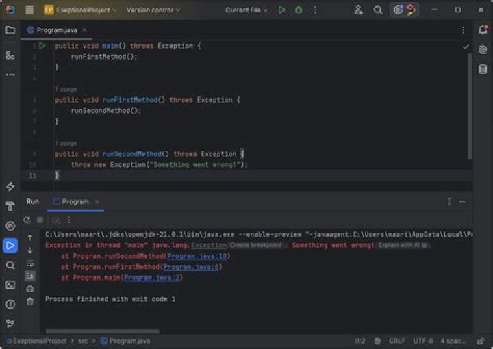 Can we throw error in Java