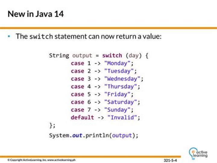 Can we use return statement in switch Java
