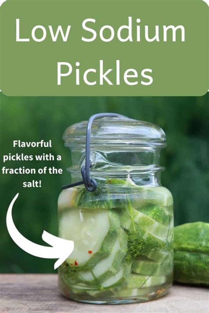 Can you buy low sodium pickles