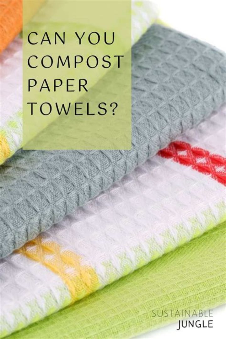 Can you compost tissues and paper towel