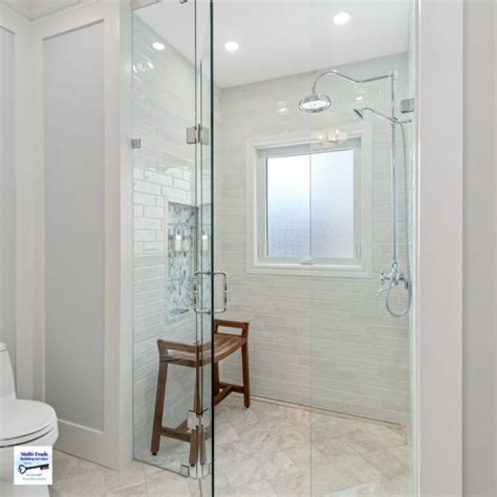 Can you have a shower with a drop in tub