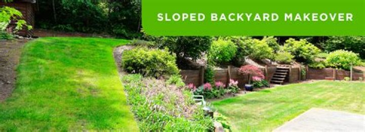 Can you level a sloping garden
