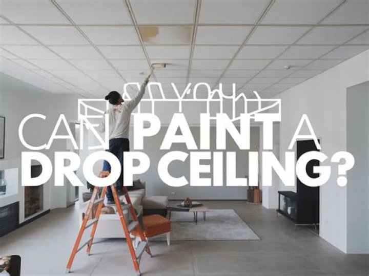 Can you paint a drop ceiling