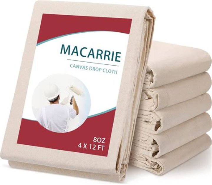 Can you paint on canvas drop cloth