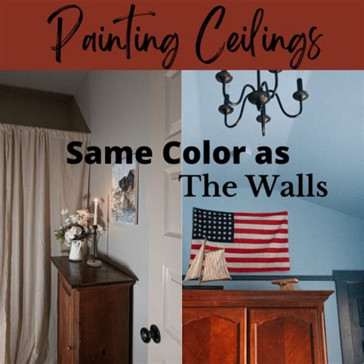 Can you paint the ceiling the same color as the walls