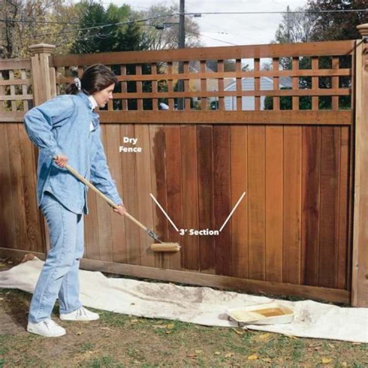 Can you put varnish over fence paint