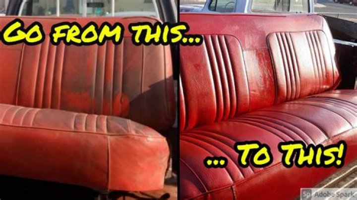 Can you restore vinyl seats