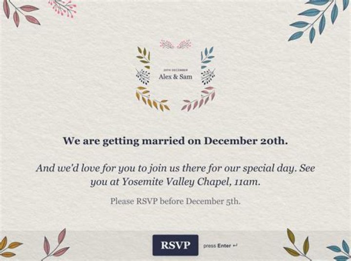 Can you RSVP on minted