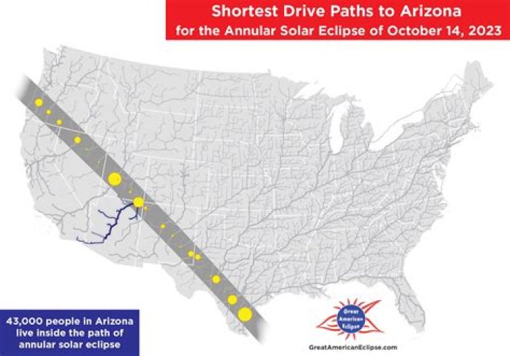 Can you see the solar eclipse in Arizona
