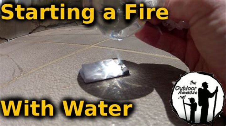 Can you start a fire with water