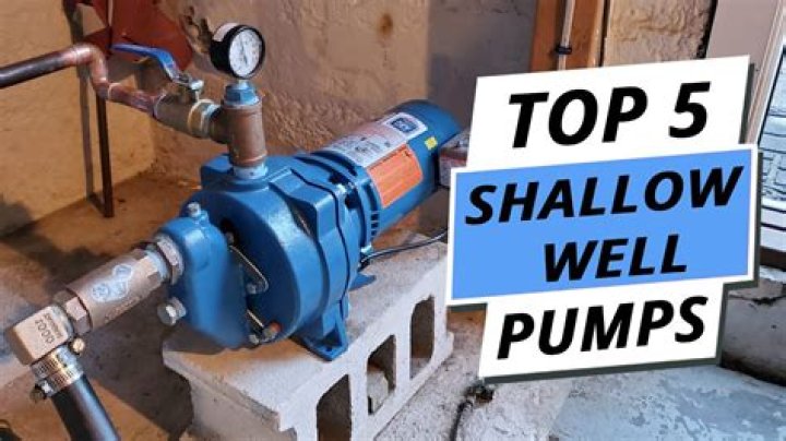 Can you use a deep well pump on a shallow well