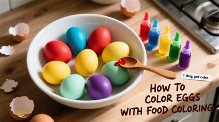 Can you use gel food coloring to color eggs
