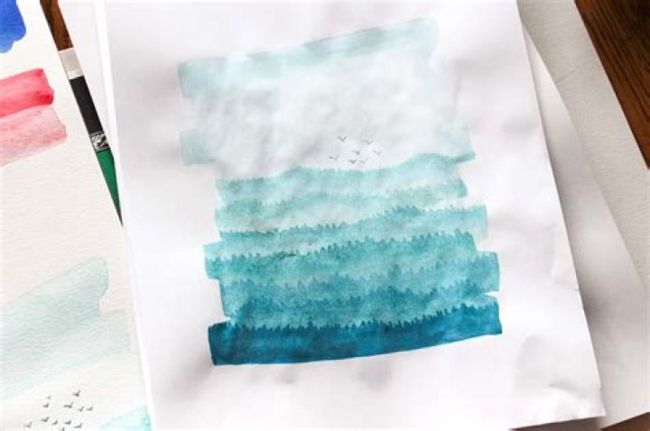 Can you watercolor over printer ink