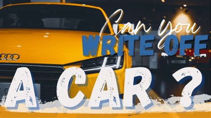 Can you write off a car as a gift