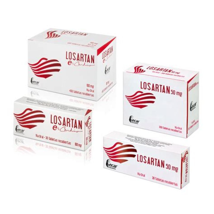 ¿Cuál es el nombre generico de losartan