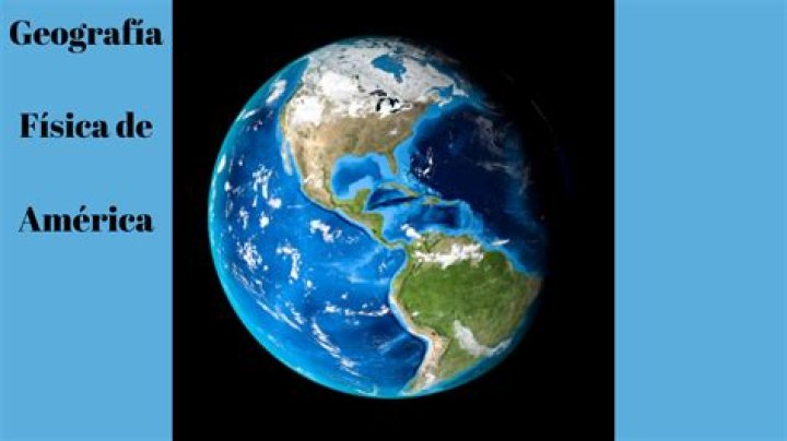 ¿Cuál es la geografia de América