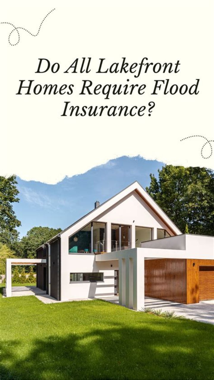 Do all lenders require flood insurance