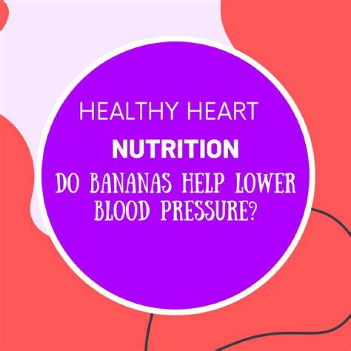 Do bananas lower heart rate