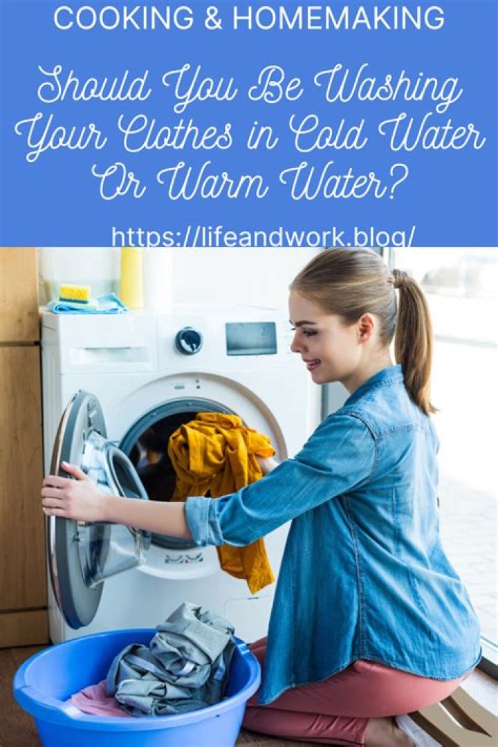 Do I wash white clothes in cold water