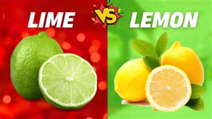 Do lemons and limes taste different