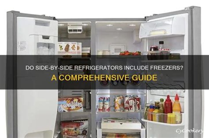 Do side by side refrigerators have freezers