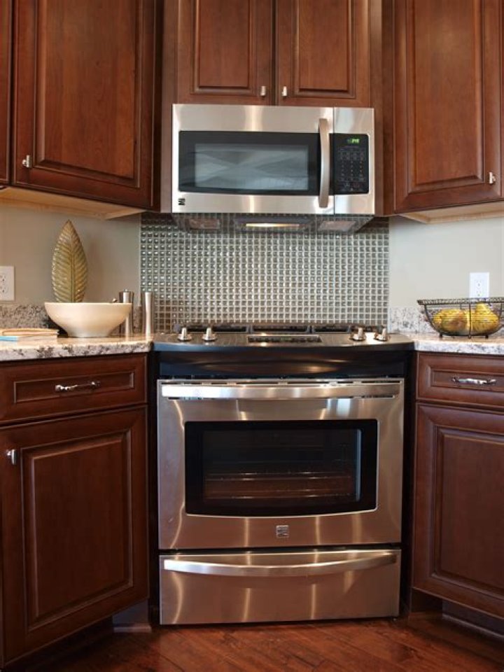 Do you need backsplash behind microwave