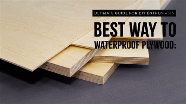 Do you need to waterproof marine plywood