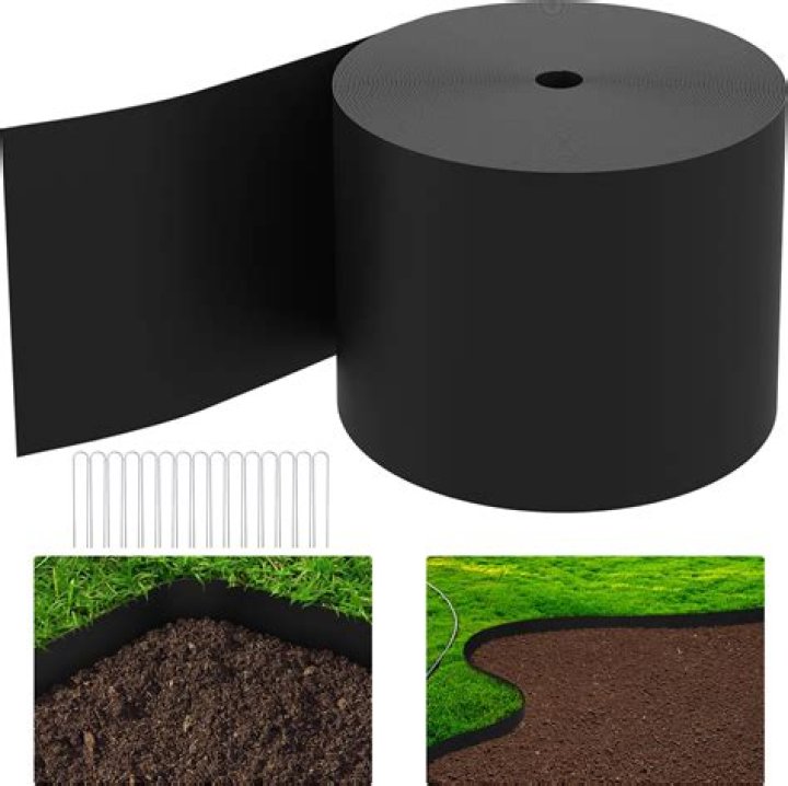 Do you put black plastic under mulch