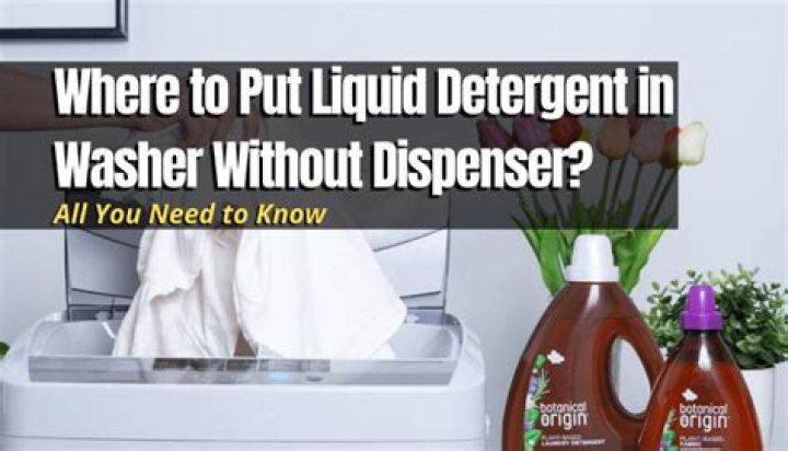 Do you put detergent first