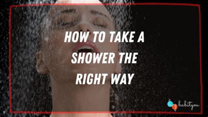 Do you take a shower or get a shower