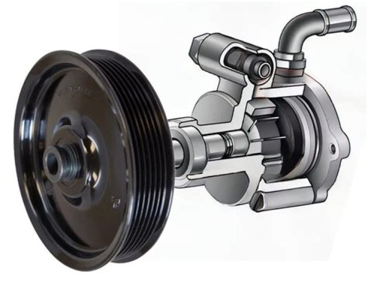 Does a power steering pump have a belt