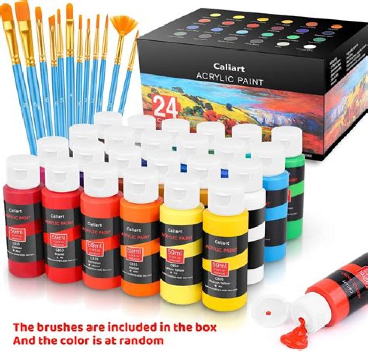 Does acrylic paint work on plastic pots