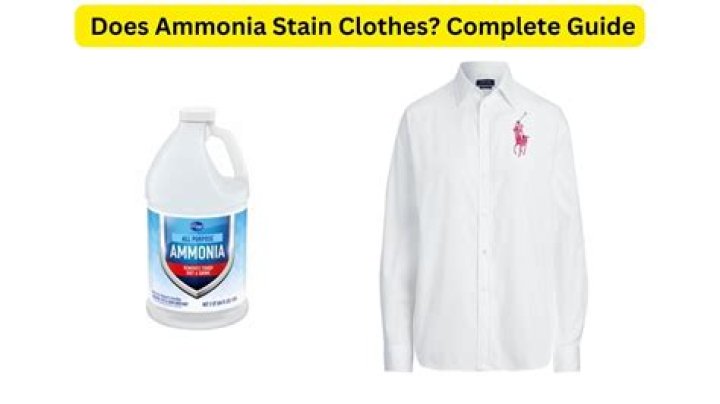 Does ammonia stain like bleach