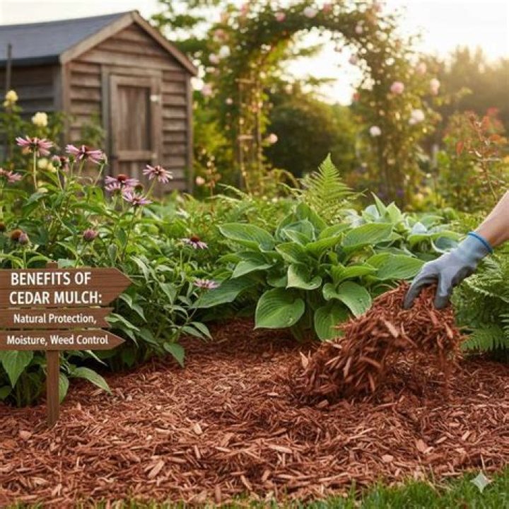 Does cedar mulch stop weeds